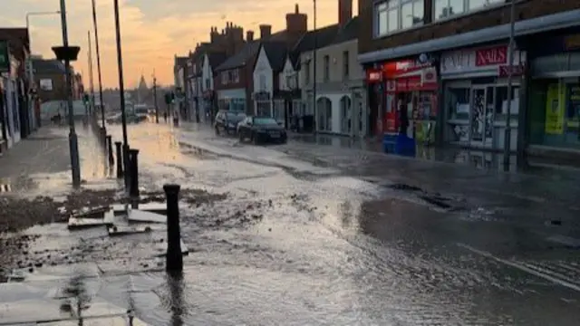 Flooding on Sherrard Street