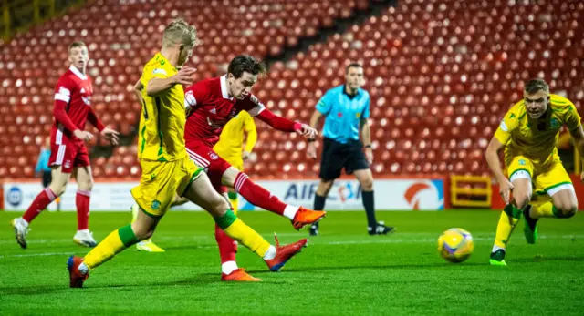 Scott Wright scores for Aberdeen