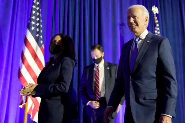 Joe Biden and Kamala Harris