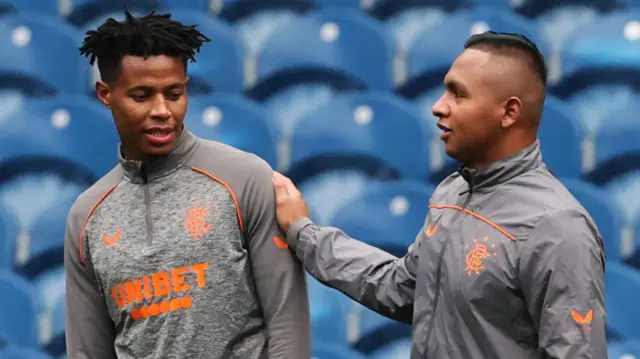 Bongani Zungu and Alfredo Morelos