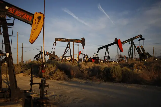 Oil wells in California