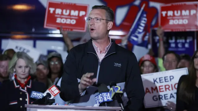 Doug Collins is seen during a Trump Campaign press conference in Atlanta, Georgia, USA, 05 November 2020.