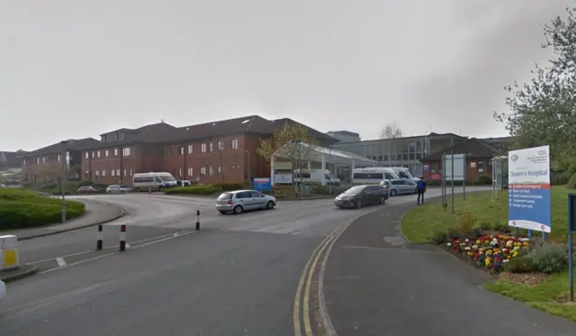 Queen’s Hospital in Burton, Staffordshire.