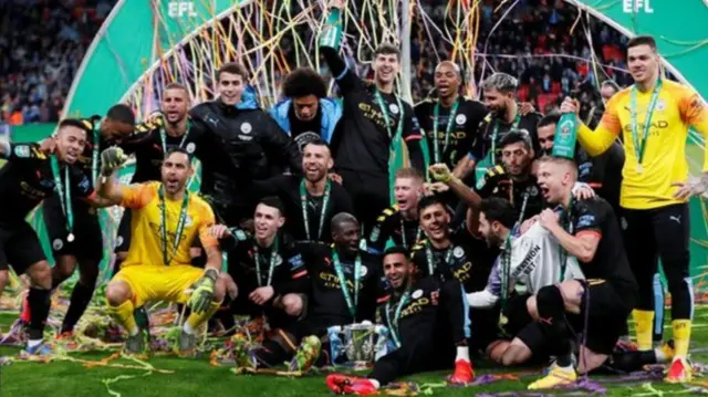 Manchester City win the Carabao Cup