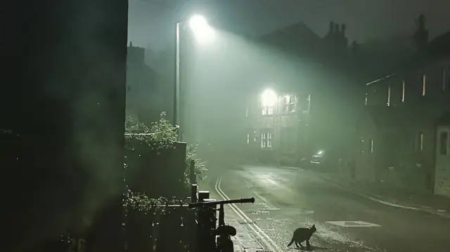 A picture of fog in Keighley