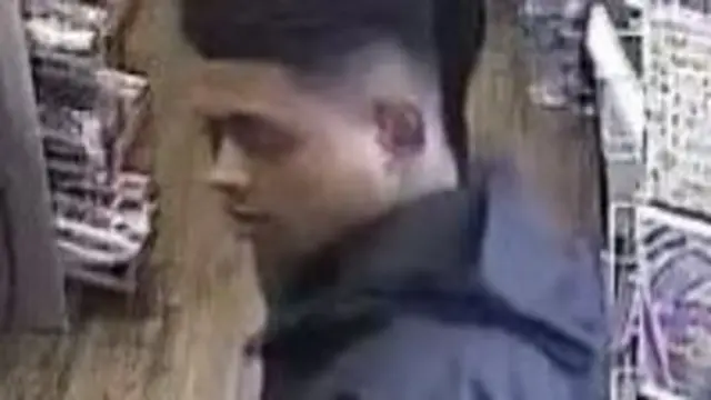 CCTV image of suspect