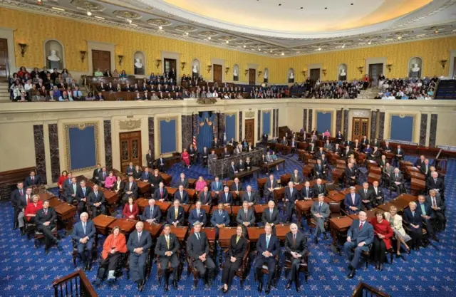 An image of the Senate chamber taken in 2011