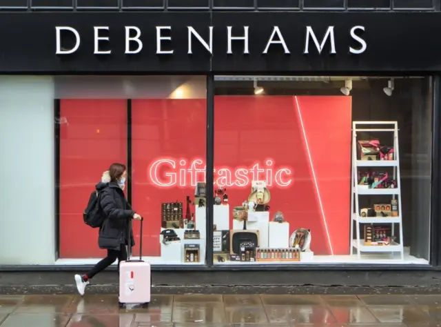 Debenhams shop front