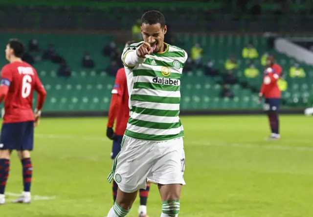 Christopher Jullien celebrates his breakthrough goal