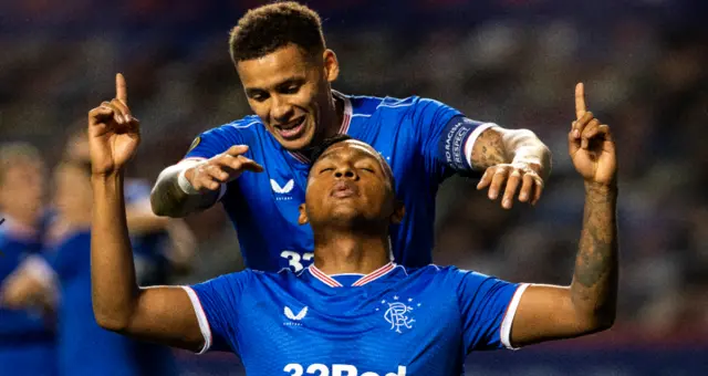 Alfredo Morelos scored the only goal on 68 minutes when Poznan came to Glasgow