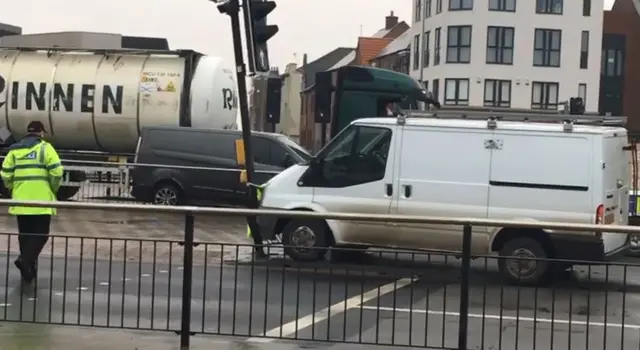 Van on A63