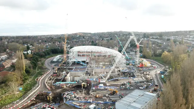 Work on the new centre