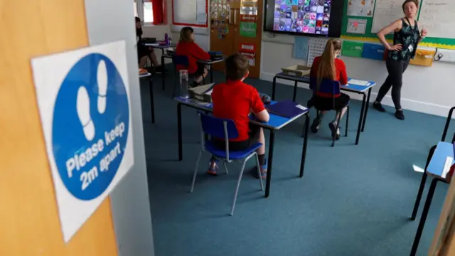 Pupils in a classroom