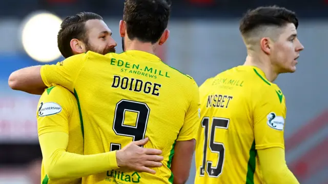 Martin Boyle and Christian Doidge knocked in the first-half goals for the visitors