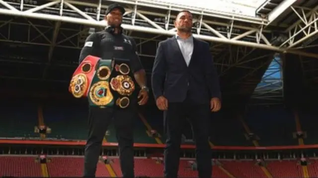Anthony Joshua and Kubrat Pulev
