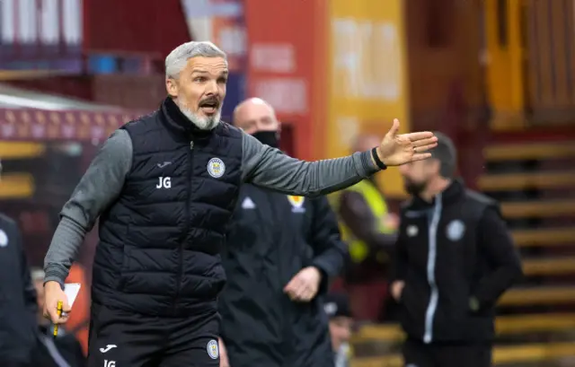 St Mirren boss Jim Goodwin