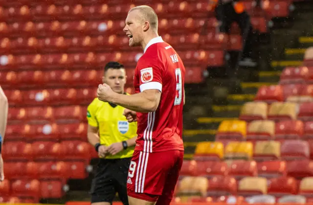 Aberdeen striker Curtis Main