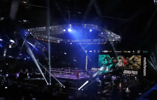 A general view of the ring inside the SSE Arena, Wembley