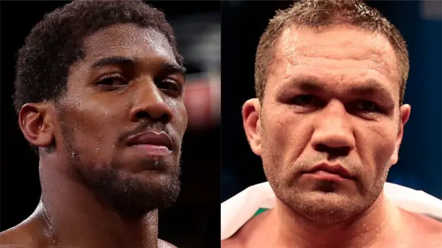 Anthony Joshua and Kubrat Pulev