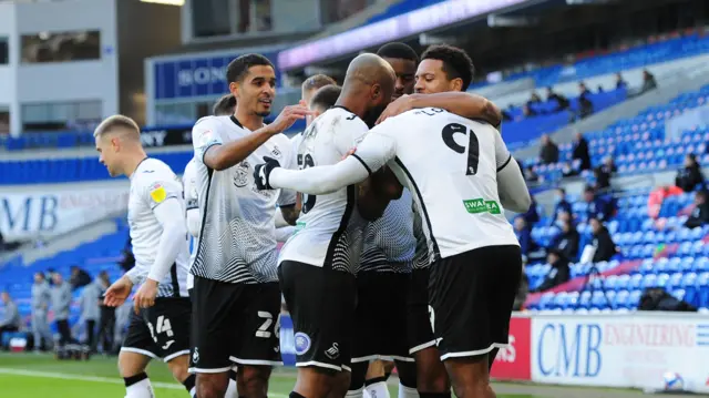 Swansea celebrate