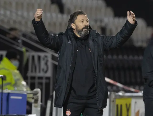 Derek McInnes' Aberdeen are without victory since early November