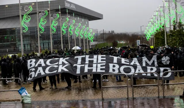 Celtic protest