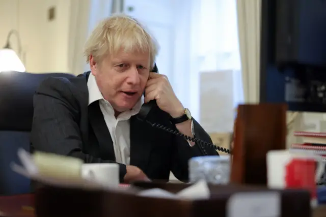 Prime Minister Boris Johnson on 13 December