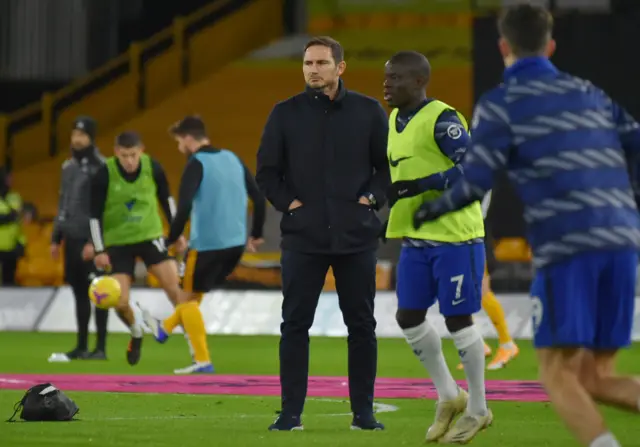 Frank Lampard and N'Golo Kante