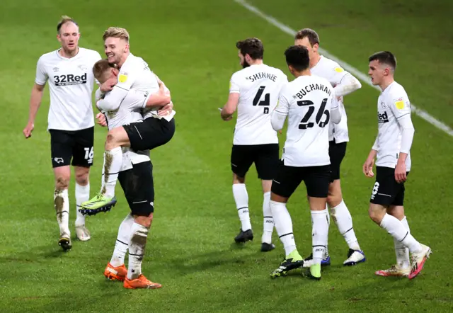 Derby celebrate