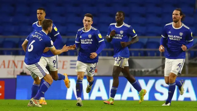 Harry Wilson celebrates