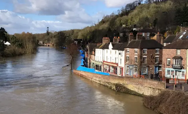 Flooded ironbridge