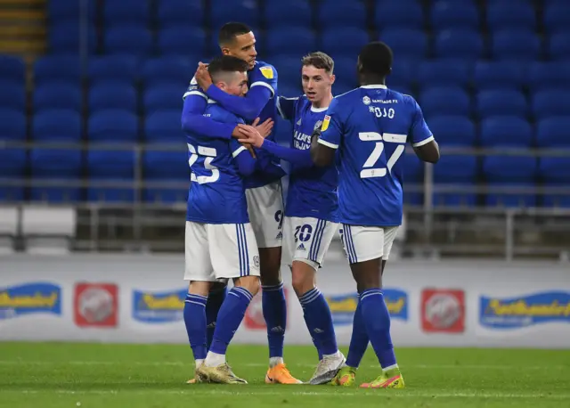 Cardiff celebrate