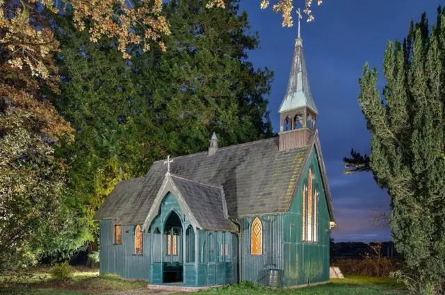 Church of St Mary and Sunday School, Lyonshall, Herefordshire