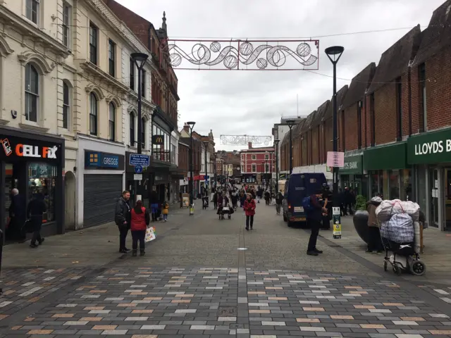 St Peter's Street in Derby