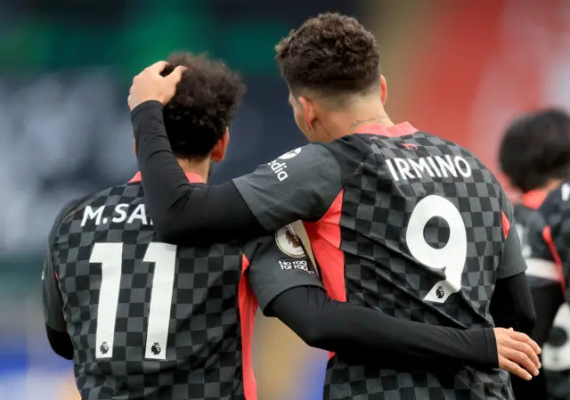 Salah and Firmino