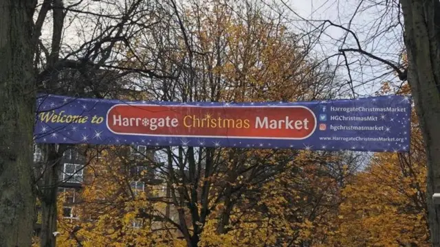 Harrogate Christmas Market sign