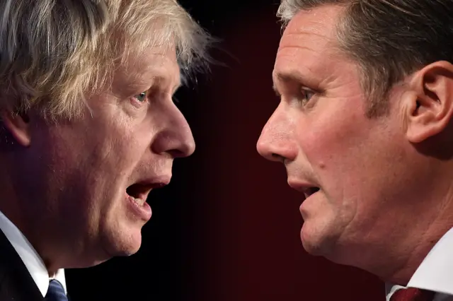 Boris Johnson and Keir Starmer