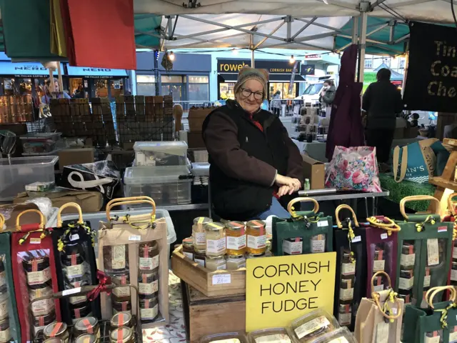 Heather Bell, from Cornish Honey Fudge, in Truro