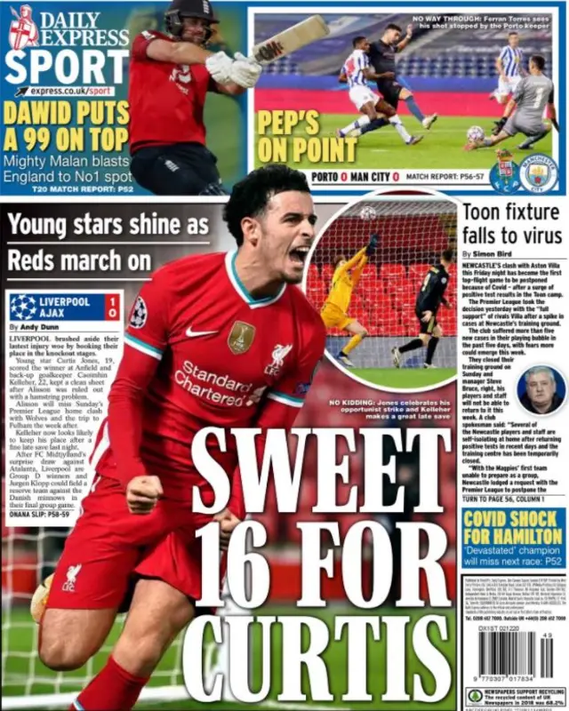 Express back page