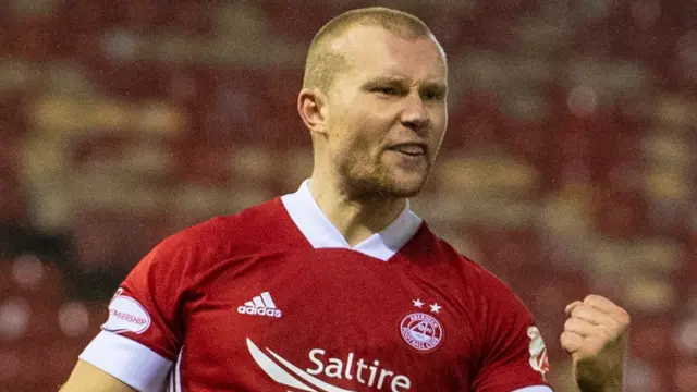 Curtis Main scored twice for Aberdeen in their win over Ross County