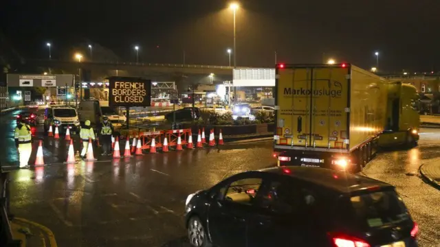 Port of Dover on Monday morning