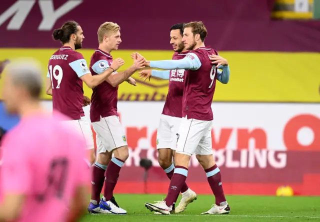 Burnley celebrate