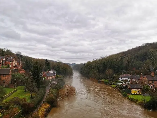 The River Severn in Ironbridge