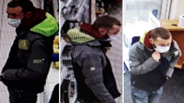 CCTV images of Joshua Jones