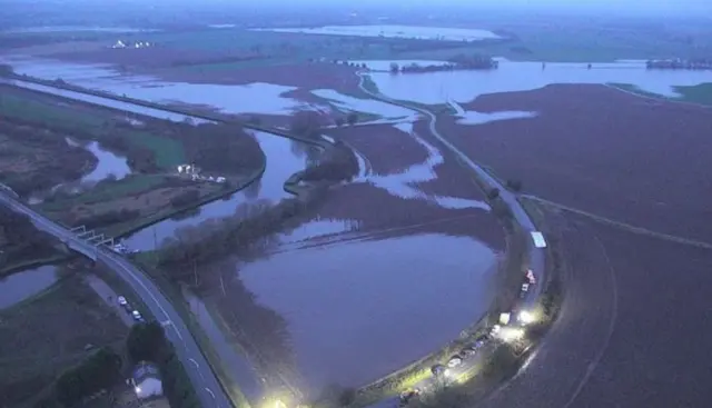 Flooded fields