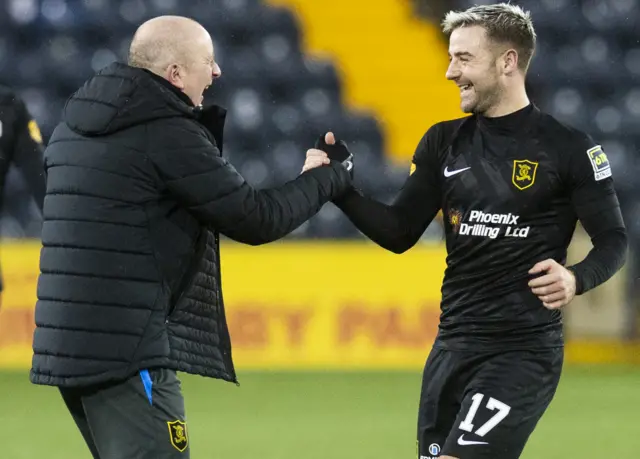 David Martindale and match-winner Scott Robinson