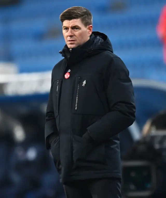 Rangers manager Steven Gerrard