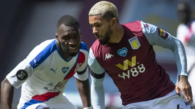 Douglas Luiz and Christian Benteke