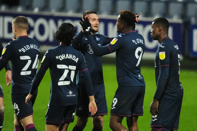 Swansea celebrate