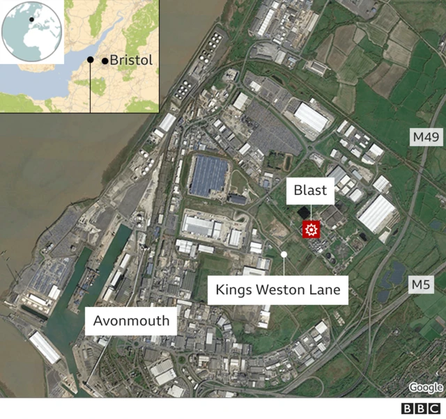 Map of Avonmouth